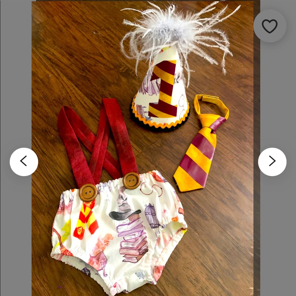 Happy potter 1st bday smash outfit & banner